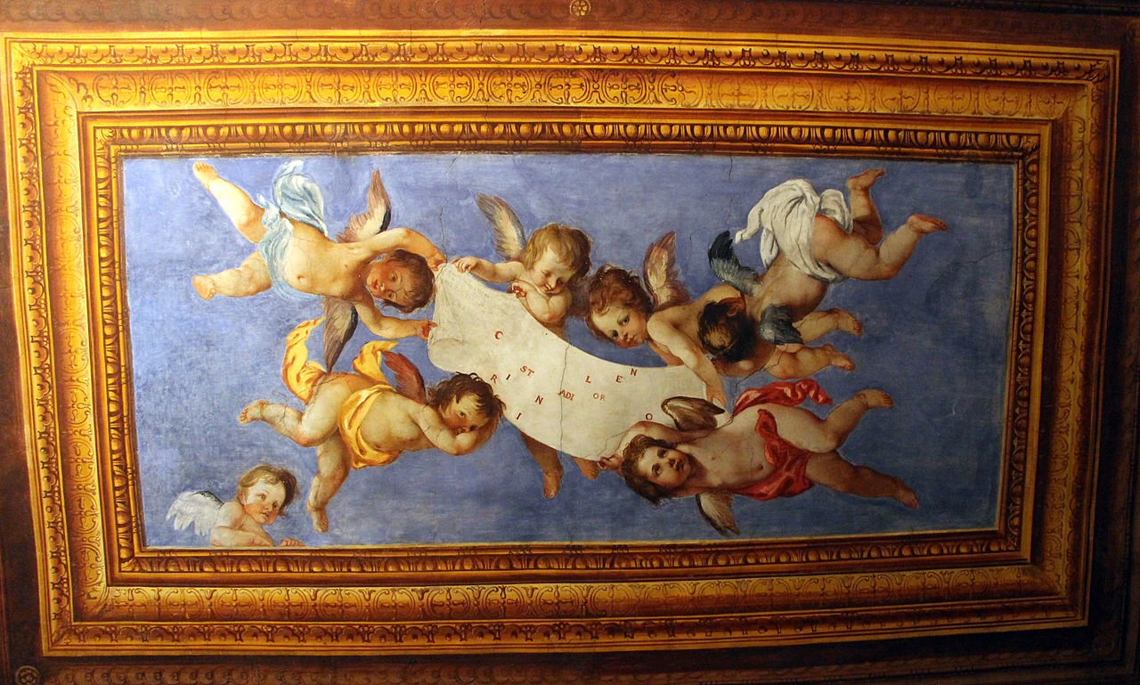 Giovanni Mannozzi - 160, La Quiete che domina i Venti, Putti in volo